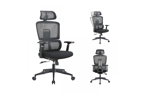 Fotel biurowy K23 COMFORTA CZARNY